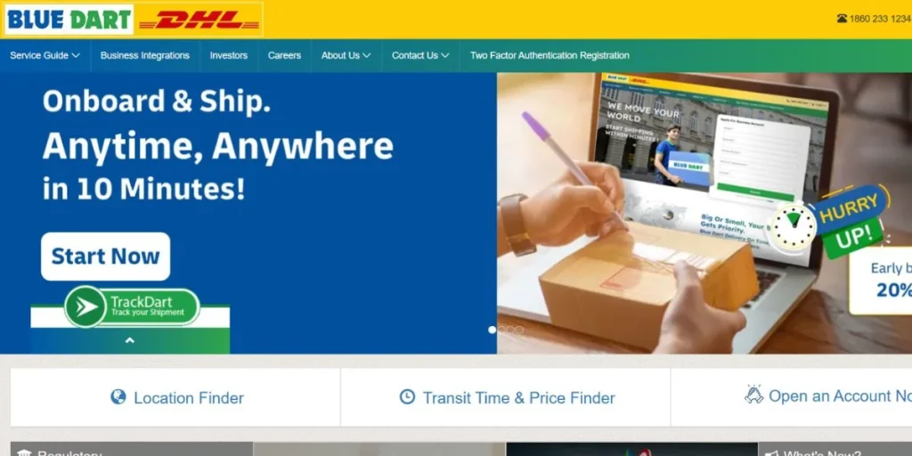 Blue Dart Express - Courier Franchise in India