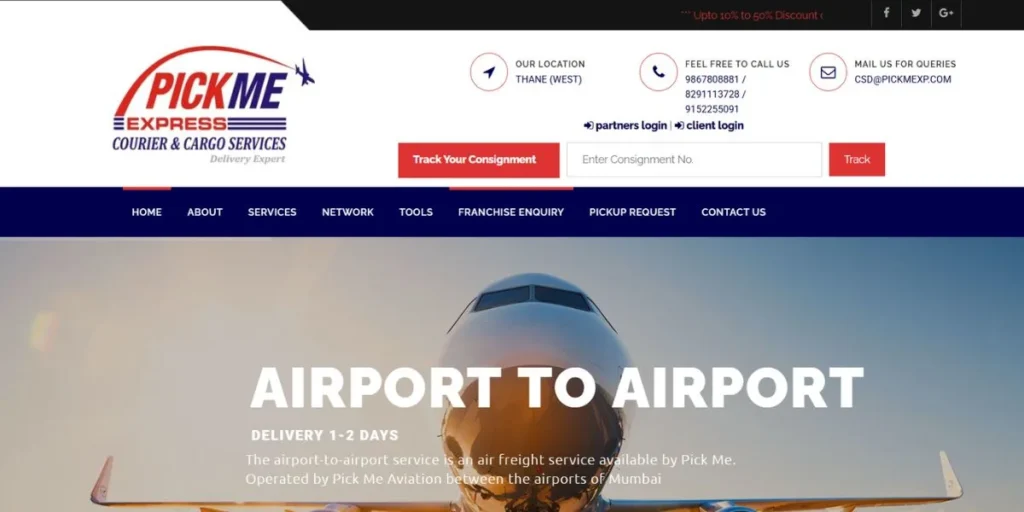 Pick Me Express - Courier Franchise in India