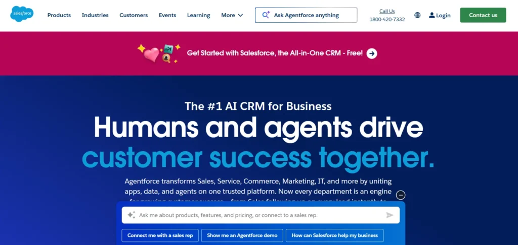 CRM Software for Start-ups-Salesforce CRM