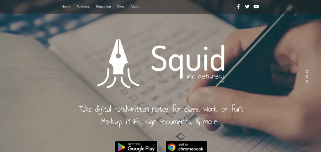 note taking app for iPad - Squid