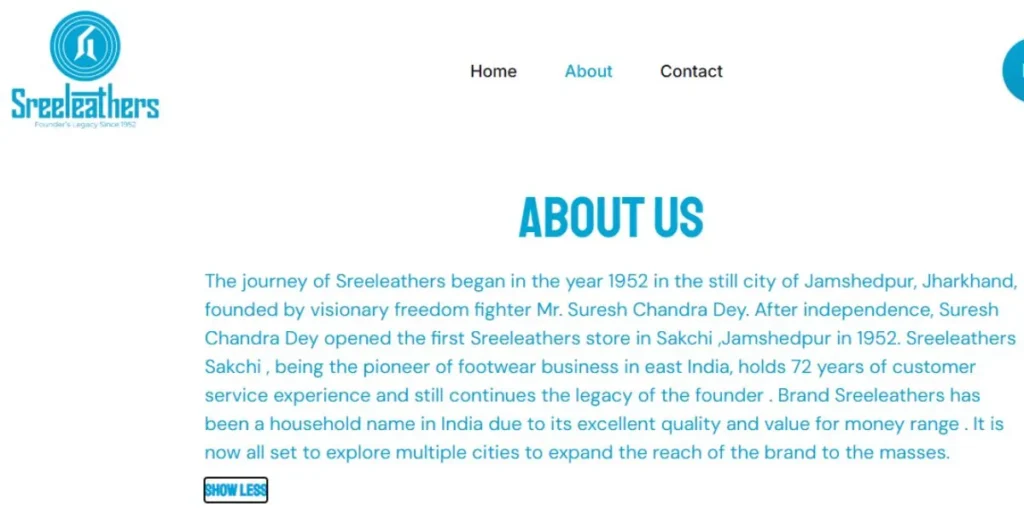 Sreeleathers Franchise cost