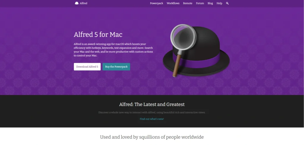 Mac Productivity Apps -Alfred