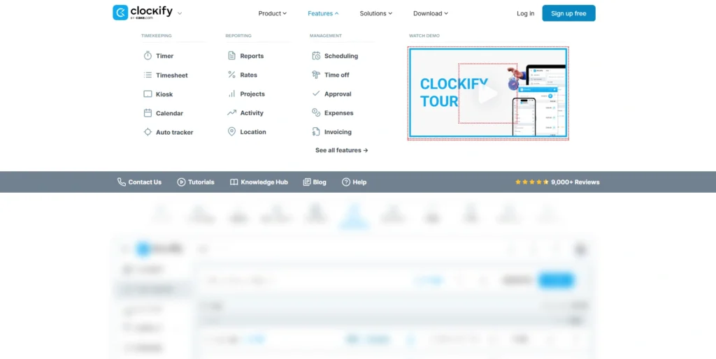 Mac Productivity Apps -Clockify 