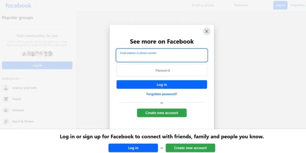 Facebook Groups - Social Media Forums