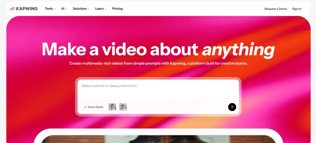 Kapwing  - Video Editing Software for Beginners