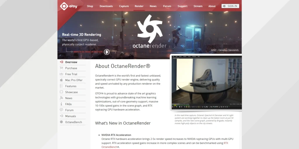 3D Rendering Software - OctaneRender