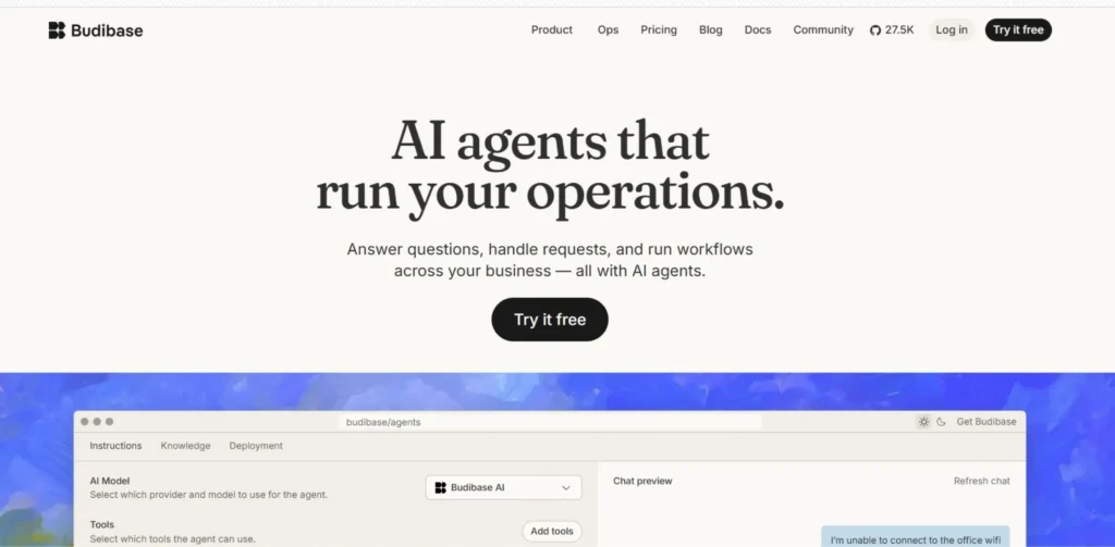 Rapid Web App Development Tools - Budibase