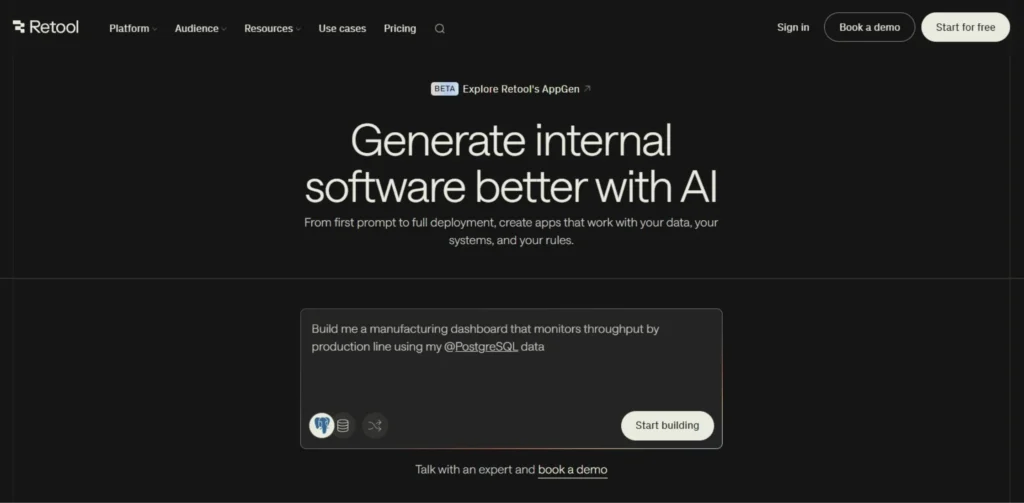 Rapid Web App Development Tools - Retool