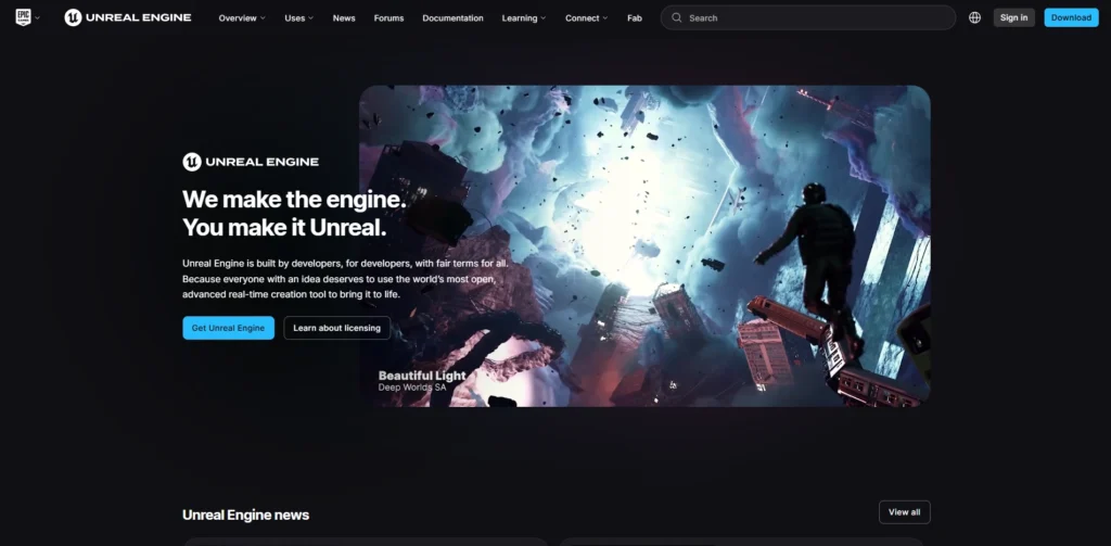 3D Rendering Software -Unreal Engine (Path Tracer)